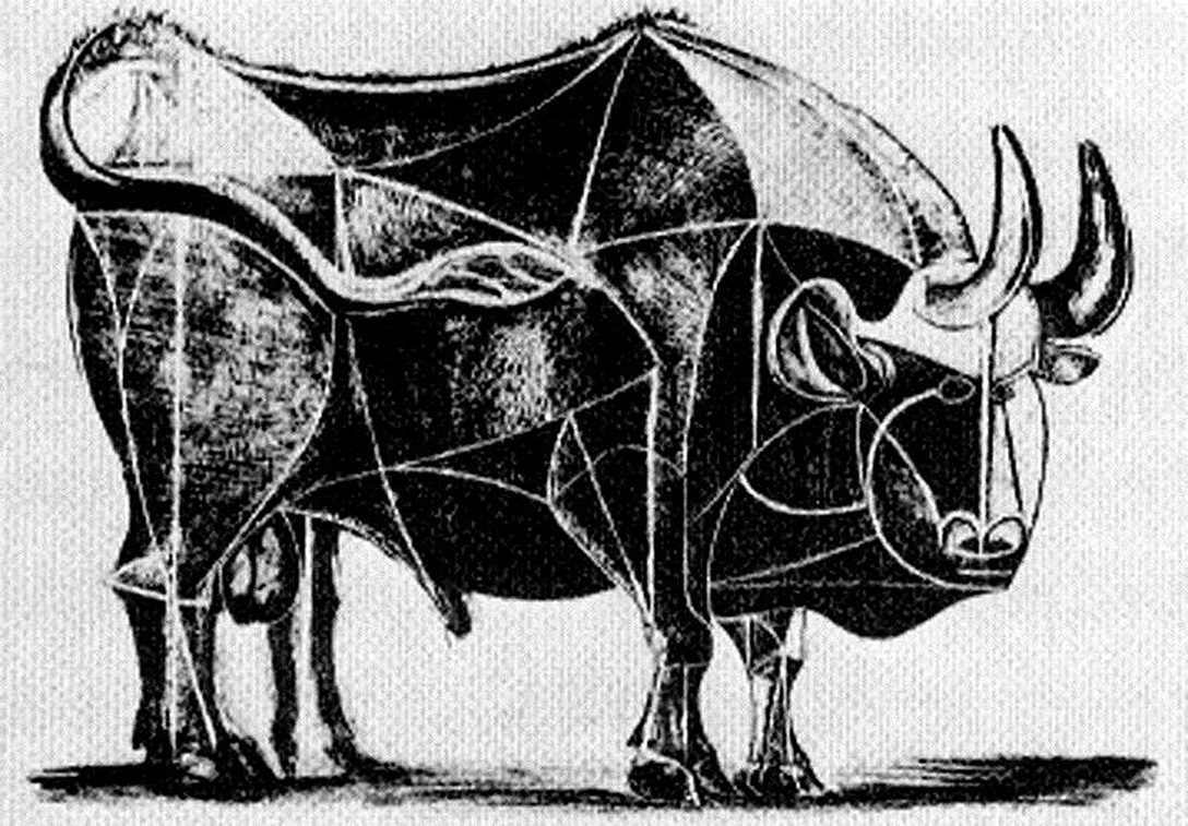 Picasso Bull, plate IV 1945
